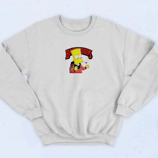 Backwoods Bart Simpson Funny 90s Sweatshirt