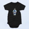 Drake Doberman Mask 90s Baby Onesie