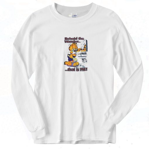 Garfield Behold the Wonder Long Sleeve Tee