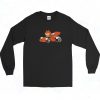 Garfield Racing Vintage 90s Long Sleeve Shirt