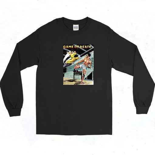 Kareem Abdul Jabbar Game of Death 90s Long Sleeve Shirt