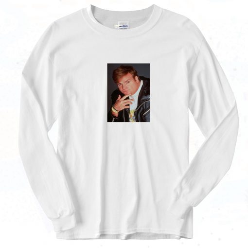 Kid Cudi Chris Farley SNL 90s Long Sleeve Shirt