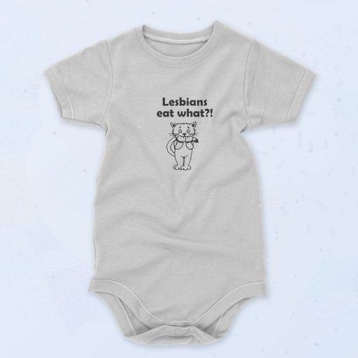 Lesbians Eat What Cat 90s Baby Onesie