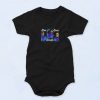 Live Laugh Love Skeletor 90s Baby Onesie