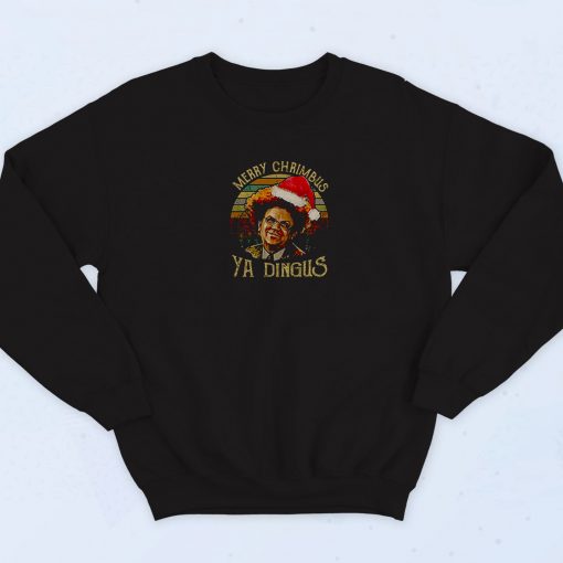 Merry Chrimbus Ya Dingus 90s Retro Sweatshirt