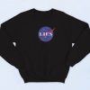 NASA LIES Flat Earth 90s Retro Sweatshirt