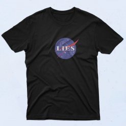 NASA LIES Flat Earth 90s Style T Shirt
