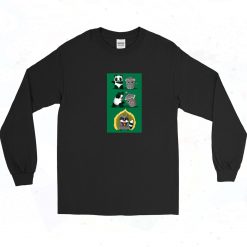 Panda Trash Fusion 90s Long Sleeve Shirt