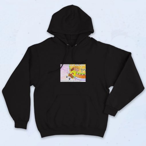 Spongebob Giving up Junk Food Classic 90s Hoodie