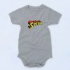 Super Sperm Superman 90s Baby Onesie