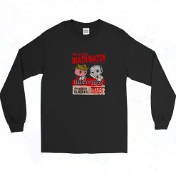 The Ultimate Death Match Freddy vs Jason 90s Long Sleeve Shirt