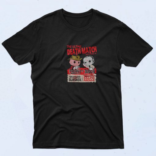 The Ultimate Death Match Freddy vs Jason 90s Style T Shirt