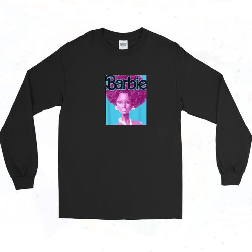 Barbie Afro Doll 90s Long Sleeve Shirt