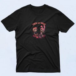 Chucky and Tiffany Hello Kitty Trick or Treat 90s T Shirt