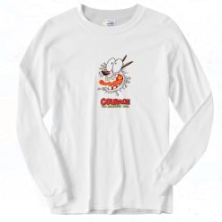 Courage the Cowardly Dog 90s Long Sleeve Shirt