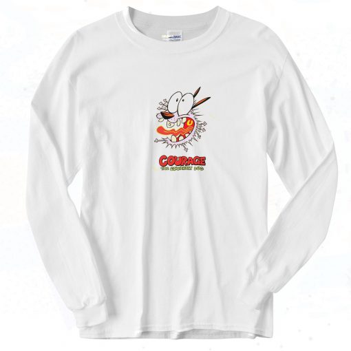 Courage the Cowardly Dog 90s Long Sleeve Shirt