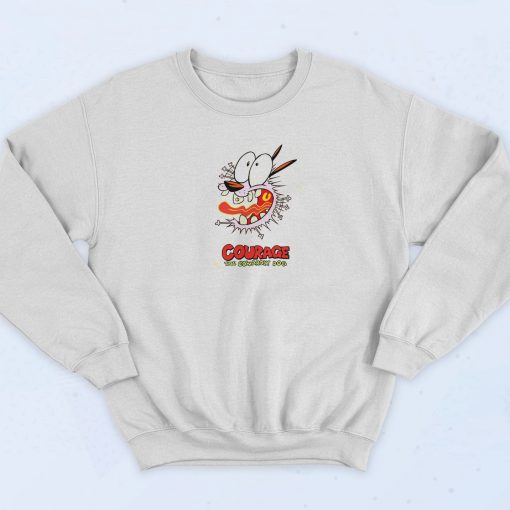 Courage the Cowardly Dog 90s Retro Sweatshirt