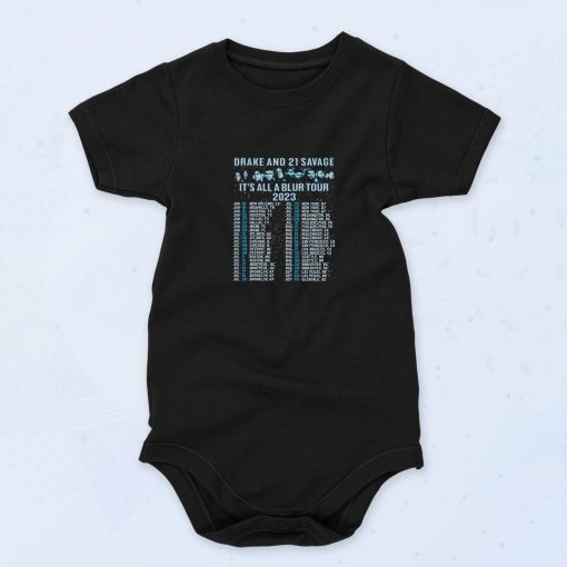 Drake It's All A Blur Tour 90s Baby Onesie