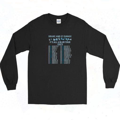 Drake It's All A Blur Tour 90s Long Slevee Shirt