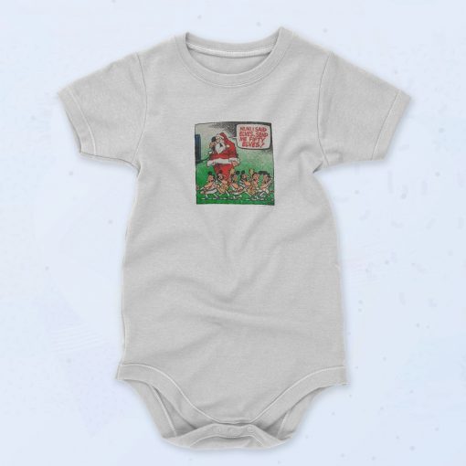 Elvis Presley Santa 90s Baby Onesie