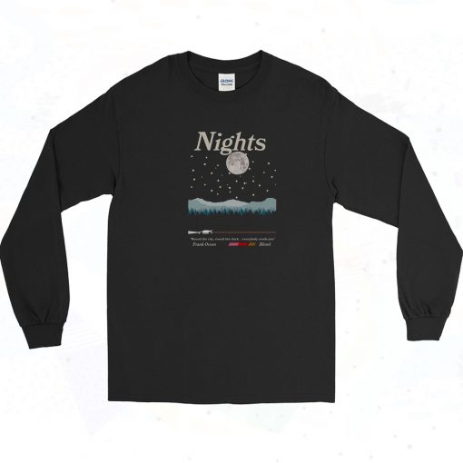 Frank Ocean Blond Nights 90s Long Sleeve Shirt