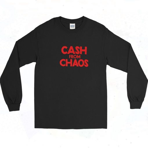 Hayley Williams Wearing Cash From Chaos 90s Long Sleeve Shirt