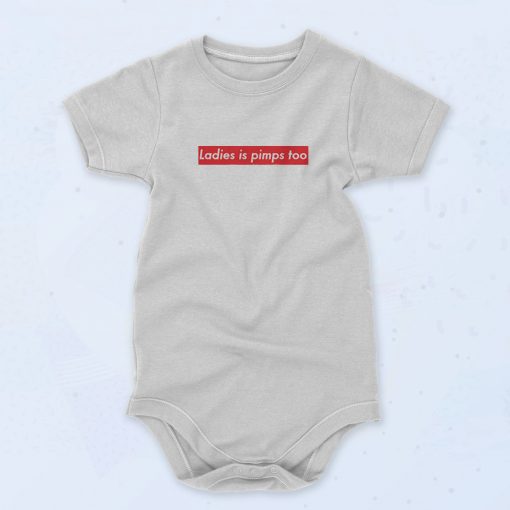 Jay Z Ladies Is Pimps Too 90s Baby Onesie