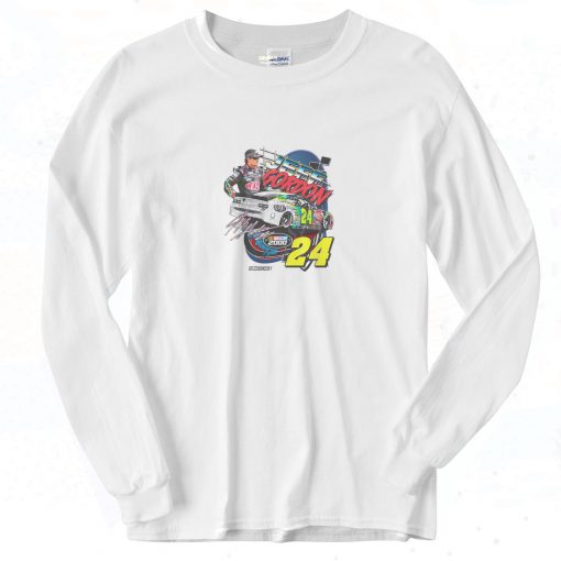 Jeff Gordon Nascar Racing 90s Long Sleeve Shirt