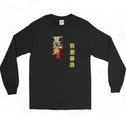Kimetsu No Yaiba Zenitsu 90s Long Sleeve Shirt
