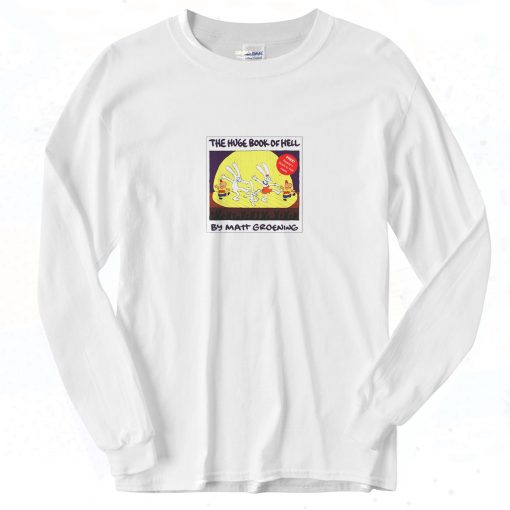 Matt Groening The Huge Book Of Hell 90s Long Sleeve Shirt