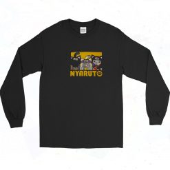 Naruto Cats Kids Nyaruto 90s Long Sleeve Shirt