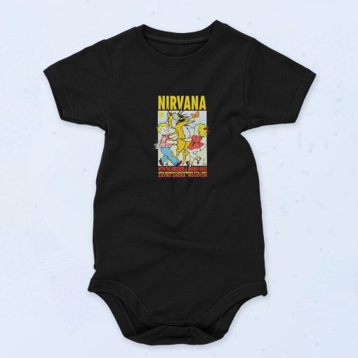 Nirvana Frank Kozik 90s Bbay Onesie