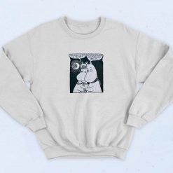 Pink Moomin Meme 90s Retro Sweatshirt