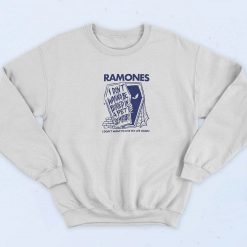 Ramones I Don’t Wanna Be Buried 90s Retro Sweatshirt