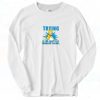 Trying Is The First Step Homer Simpson 90s Long Sleeve SHirt