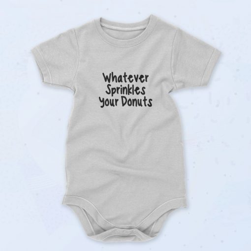 Whatever Sprinkles Your Donut 90s Baby Onesie