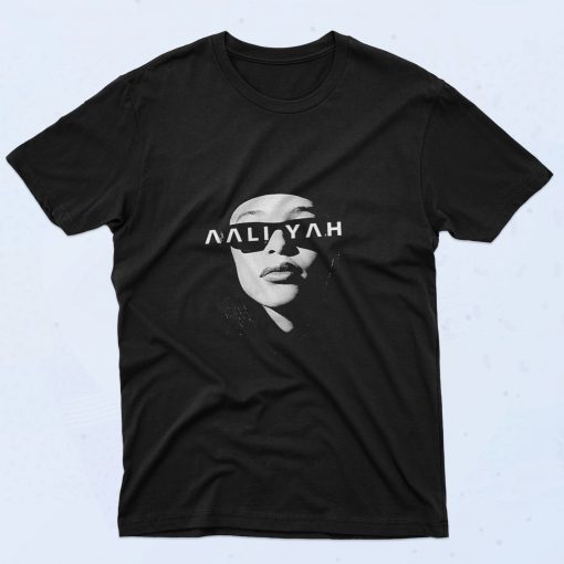 Aaliyah Girl Rapper Photoshoot 90s T Shirt Fashionable