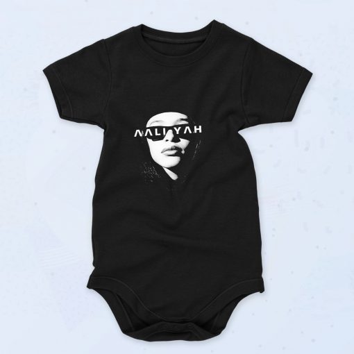 Aaliyah Girl Rapper Photoshoot Baby Onesie 90s Style