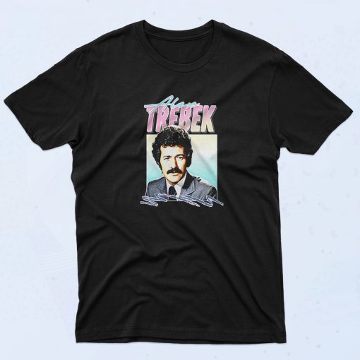 Alex Trebek Aesthetic Retro 90s T Shirt Style