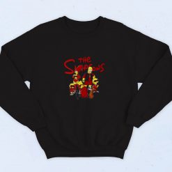 Bart Simpson Gang 90s Sweatshirt Streetwear