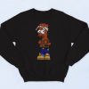 Bart Tupac Shakur Meme 90s Sweatshirt Street Style