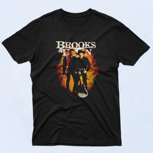 Brooks And Dun Flame 90s T Shirt Fashionable