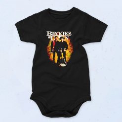 Brooks And Dun Flame Baby Onesie 90s Style