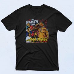 Chris Brown The Party Tour 90s T Shirt Fashionable