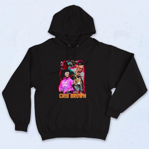 Chris Brown Vintage Rap 90s Hoodie Style