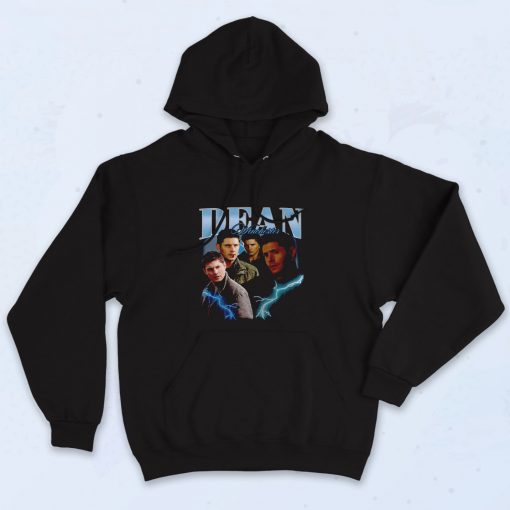 Dean Winchester Supernatural 90s Hoodie Style