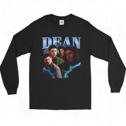 Dean Winchester Supernatural 90s Long Sleeve Shirt