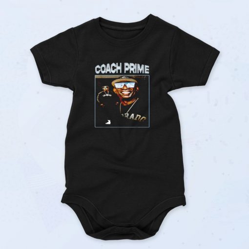 Deion Sanders Colorado Coach Prime Baby Onesie 90s Style