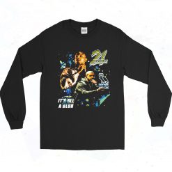 Drake 21 Savage It's All Tour A Blur 90s Long Sleeve Shirt