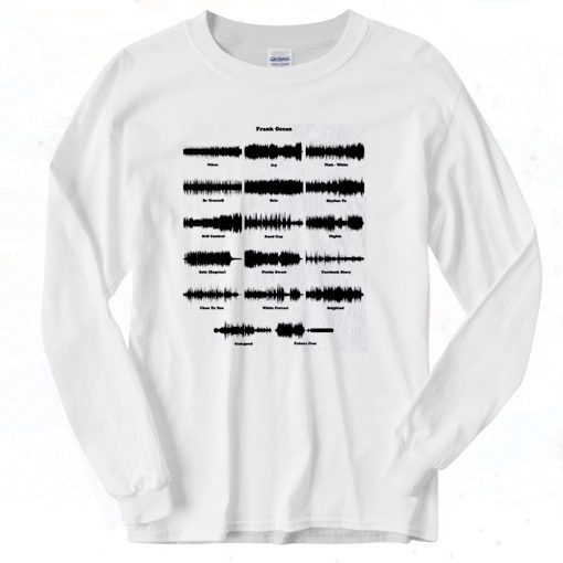 Frank Ocean Blond Album Wave Long Sleeve T shirt Style